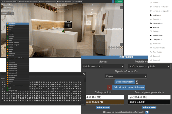 Interface Editor by Simple Virtual Tour