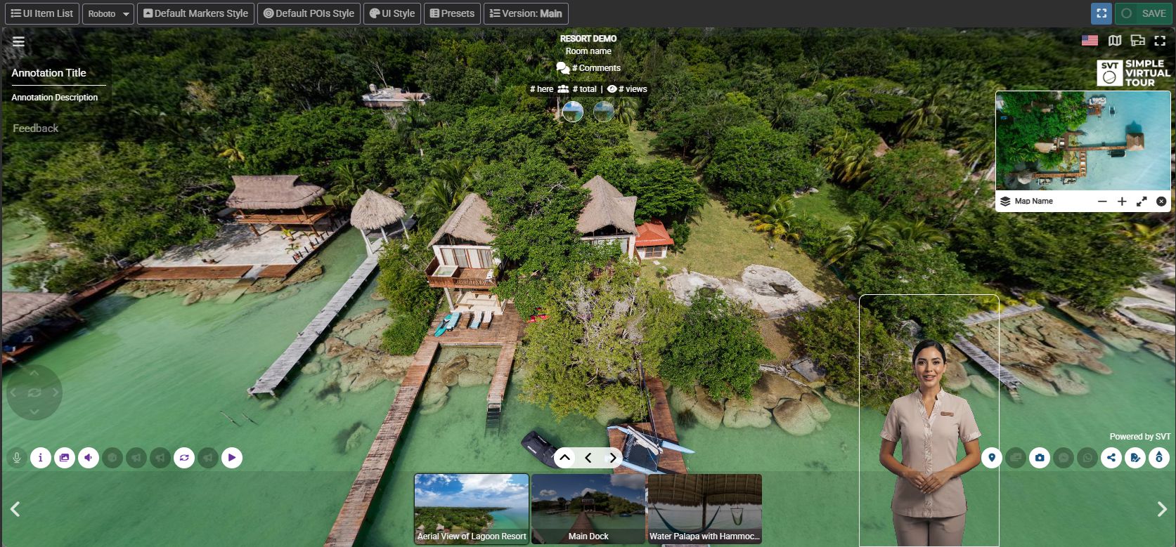 Showroom Virtual Alojamientos Turísticos by Simple Virtual Tour