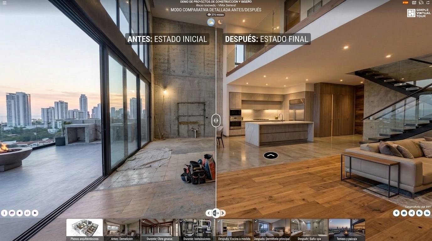 Antes y después