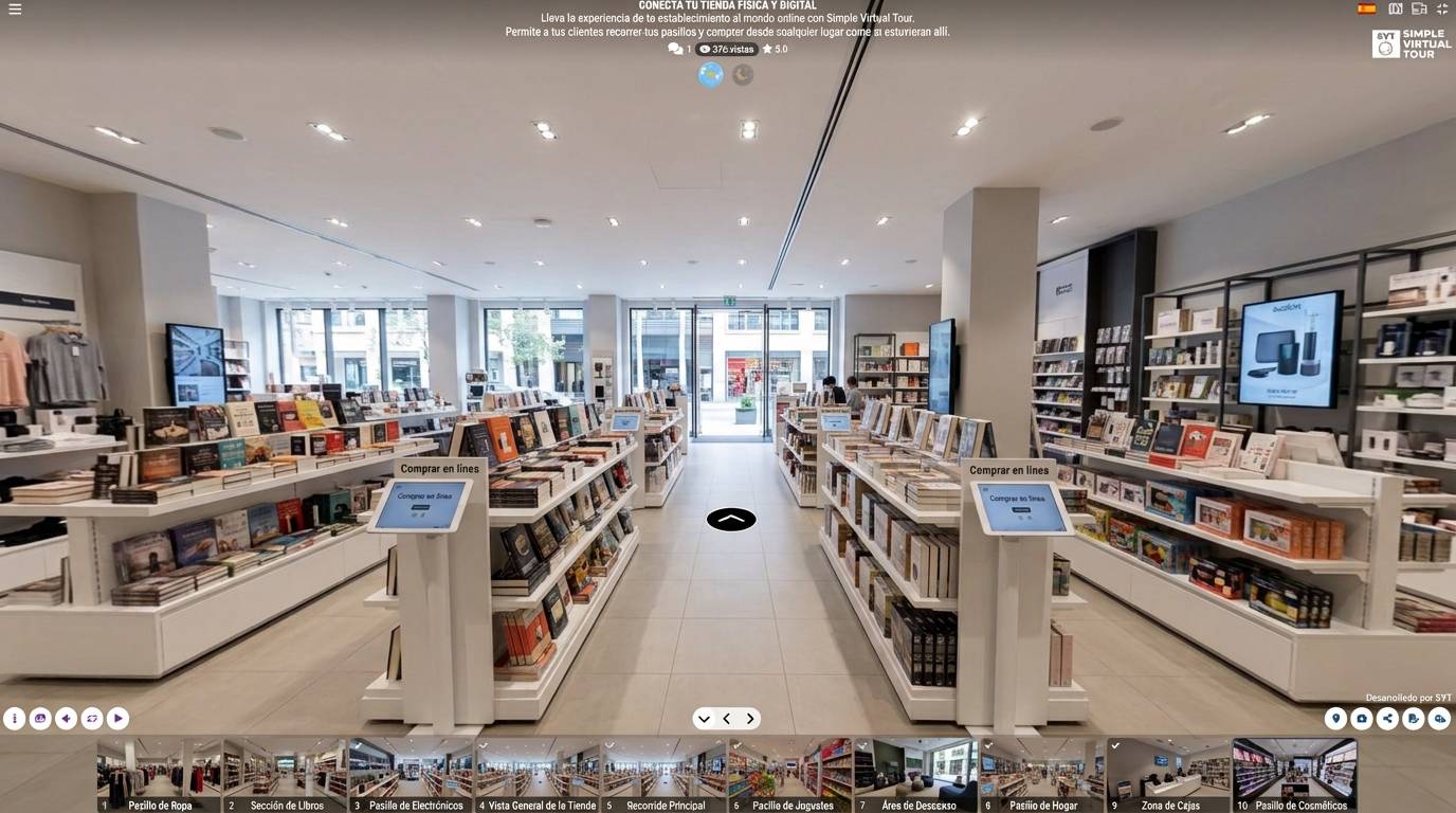Showroom Virtual Comercio por Simple Virtual Tour