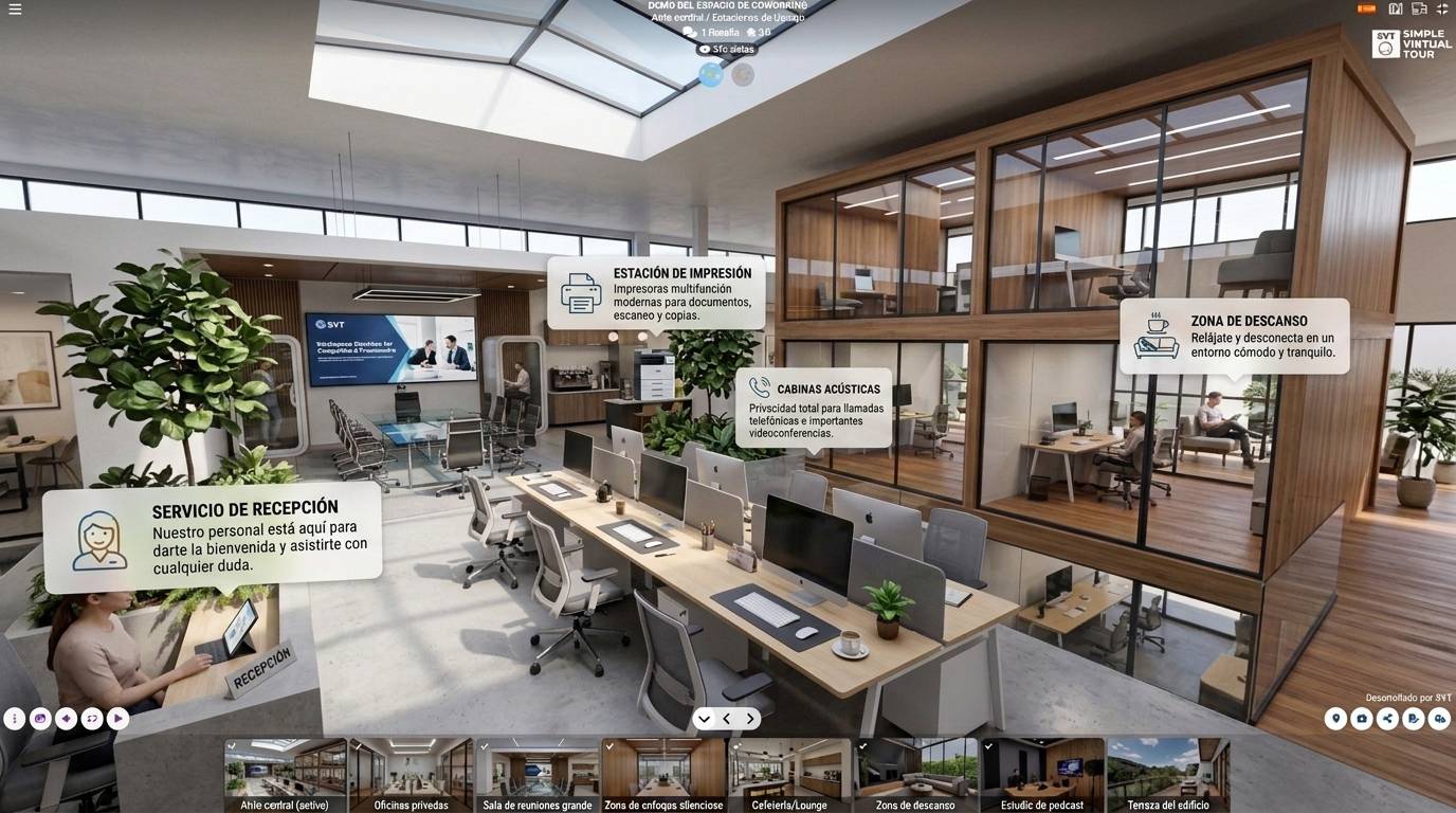 Servicios del coworking