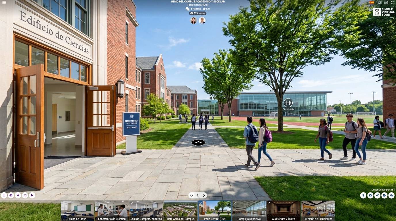Showroom Virtual Educativo by Simple Virtual Tour