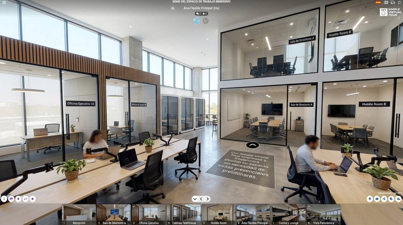 Showroom Virtual Coworking by Simple Virtual Tour
