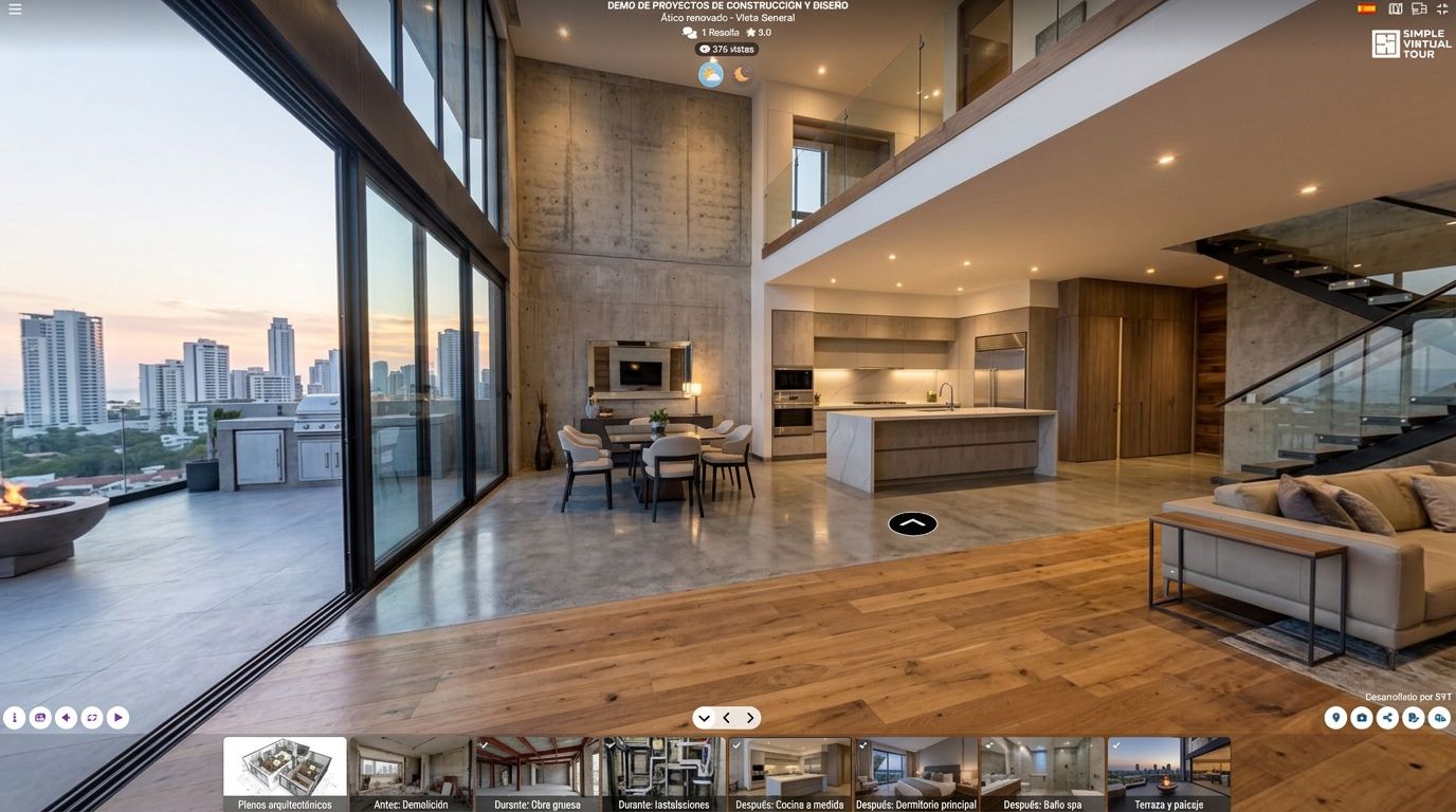 Showroom Virtual Arquitectura by Simple Virtual Tour